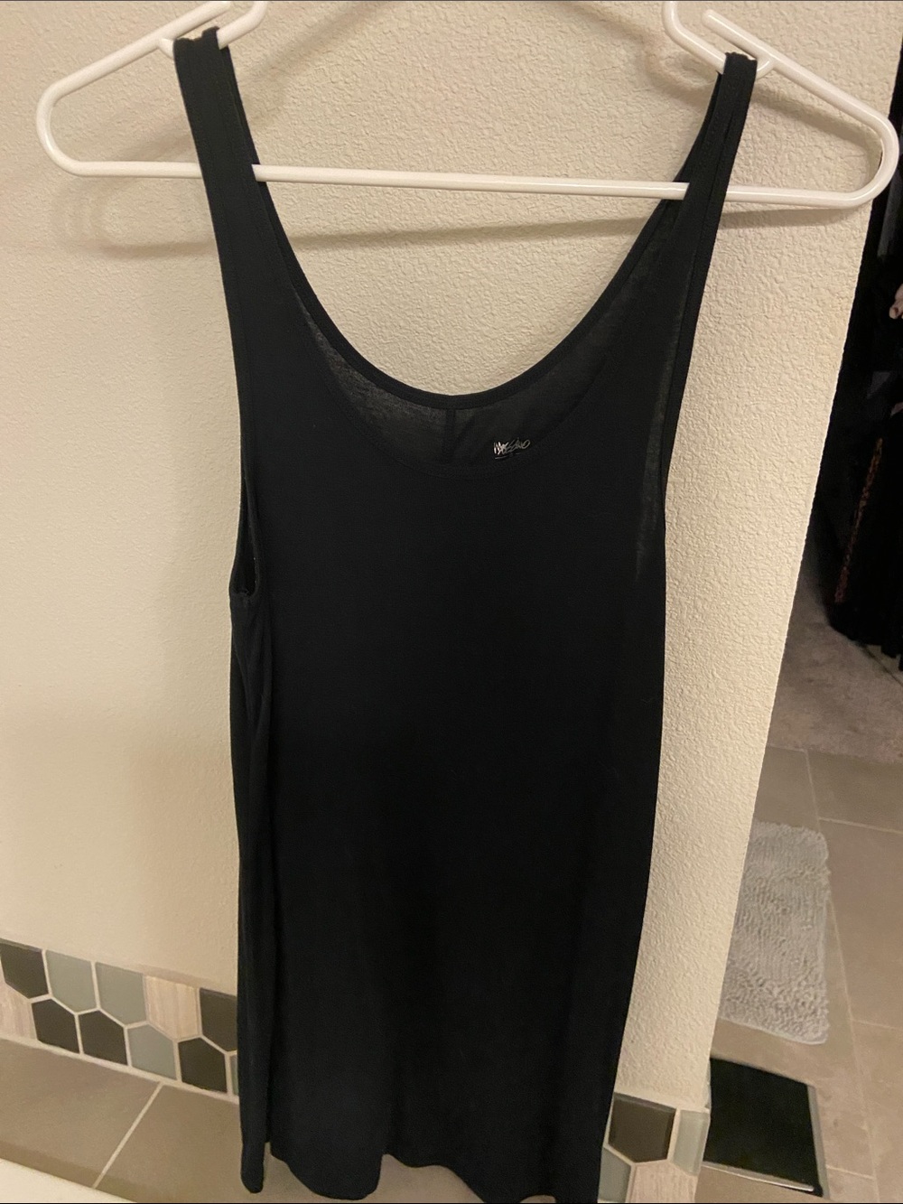 Women's Black Scoop Neck Tank Dress - Unbranded